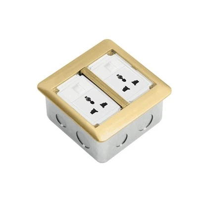 Double kouvèti Flip Up Floor Box