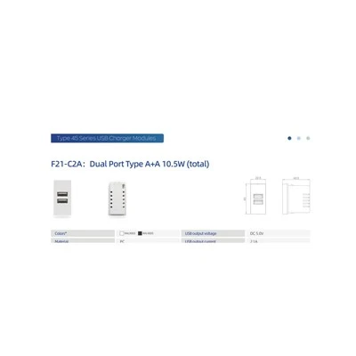 Doub USB A 10.5W Charger