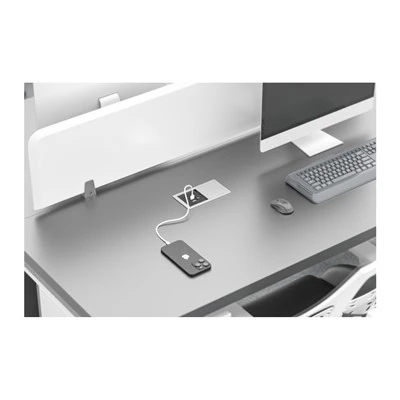 Ultra Slim Flip Lid Desk Outlet